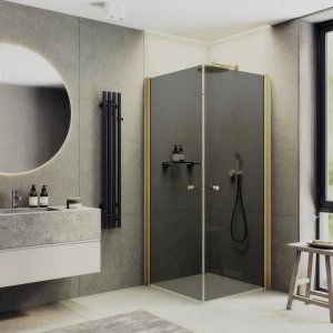 Душевой уголок Maybah Glass на монопетлях 80х80 MGY-1296-3 Графит