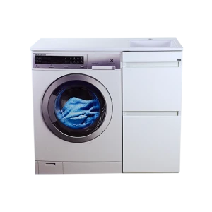 Тумба под раковину Misty Фостер 40 с 2 ящиками под стиральную машину