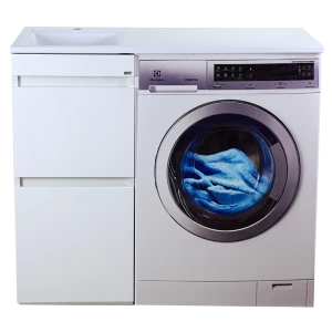 Тумба под раковину Misty Фостер 40 с 2 ящиками под стиральную машину