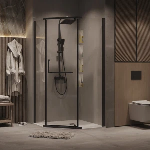 Душевой уголок Grossman Pragma 302.K33.03.1010.21.00 100х100 черный