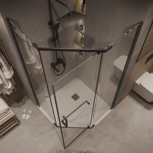 Душевой уголок Grossman Pragma 302.K33.03.1010.21.00 100х100 черный