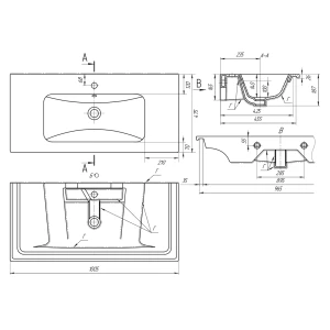 Раковина Dreja Euphoria 100