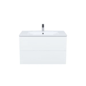 Тумба с раковиной IDDIS Bild 80 подвесная, белый BIL80W0i95K