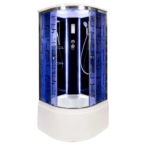 Душевая кабина AvaCan BM 4510 black с LED-подсветкой 100x100