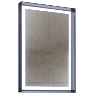 Зеркало ORKA Craft 60x90 c LED подсветкой, антрацит матовый
