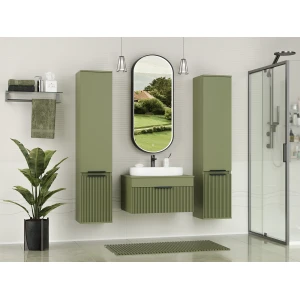 Тумба под раковину Brevita Enfida 70 подвесная (зеленая)