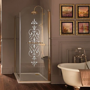 Чугунная ванна Devon&Devon Admiral 182х81 ножки золото