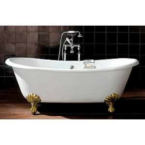 Чугунная ванна Devon&Devon Admiral 182х81 ножки золото