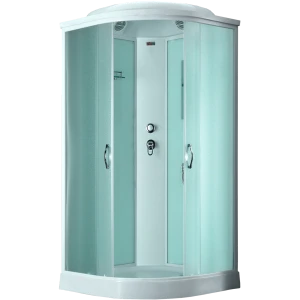 Душевая кабина Timo eco TE-0709 Р 90х90х218, турецкая баня хамам, стульчик прозрачный