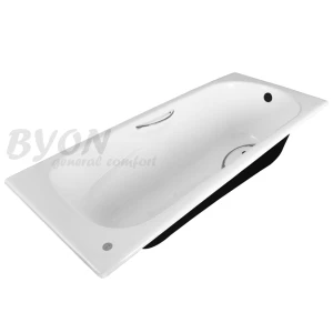 Чугунная ванна Byon B15 160x75 с ручками Н0000017