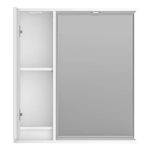 Зеркальный шкаф Brevita Balaton 75 левый (белый)