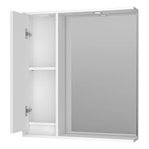 Зеркальный шкаф Brevita Balaton 75 левый (белый)