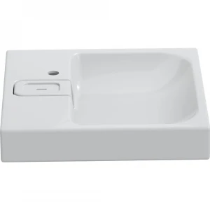 Раковина СанТа Венера 60 над стиральной машиной, с кронштейнами