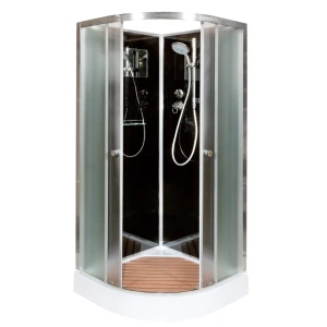 Душевая кабина AvaCan B01 black без крыши 100x100