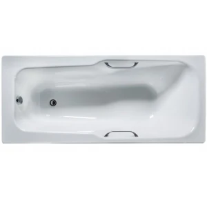 Чугунная ванна Универсал Эврика 170x75 с квадратными ручками