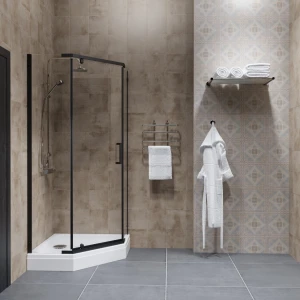 Душевой уголок Triton Дека-Блэк 100х100 стекло прозрачное