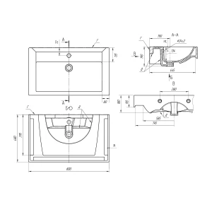 Раковина Dreja Q 80
