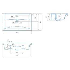 Раковина Kirovit Фостер 80