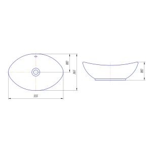Раковина Kirovit Гамма 56