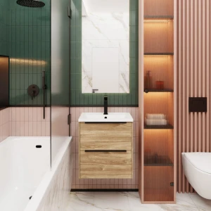 Тумба под раковину La Fenice Tesoro Kanzas 60 коричневый