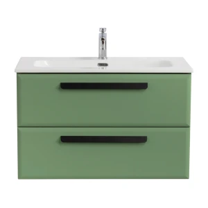 Тумба под раковину подвесная CEZARES Eco-Cer-N 80, ECO-CER-N-800-2C-SO-PS-P Фисташковый софт