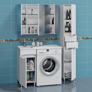 Тумба под раковину СанТа Лондон 39 под стиральную машину, 224038