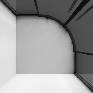 Душевое ограждение Niagara Nova NG-2826-34BLACK 90х90