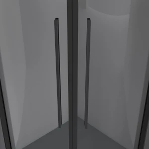 Душевое ограждение Niagara Nova NG-2826-34BLACK 90х90