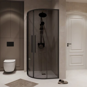 Душевое ограждение Niagara Nova NG-2825-34BLACK 80х80