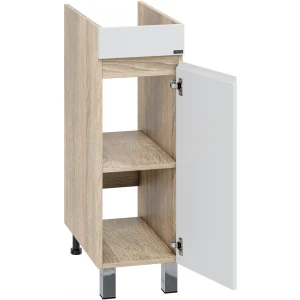 Тумба под раковину СанТа Марс 29 под стиральную машину, янтарная, 1 дверь