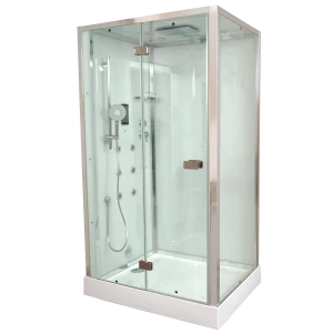 Душевая кабина Timo Premium PURO H-511R-T-CH/C 90х120х220, стульчик прозрачный