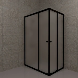Душевое ограждение Triton Вента-Блэк-Вельвет 120х80