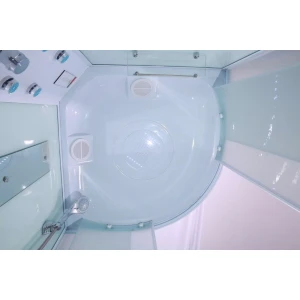 Душевая кабина Timo eco TE-0709 90х90х218, турецкая баня хамам, стульчик прозрачный