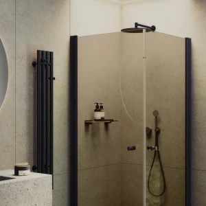 Душевой уголок Maybah Glass на монопетлях 80х80 MGY-1297-6 Бронза