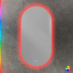 Зеркало с подсветкой и функцией памяти CEZARES 50, CZR-SPC-ELS-500-950-RGB-TCH