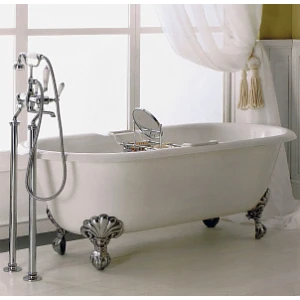 Чугунная ванна Devon&Devon Admiral 182х81 ножки алюминий