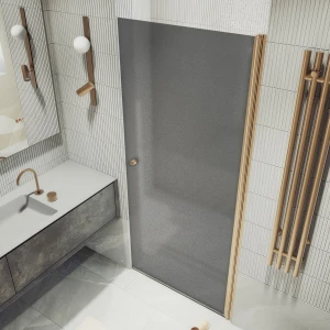 Душевая дверь в нишу Maybah Glass на монопетле 80х198 MGD-807-2 Графит матовый