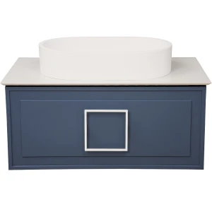 Тумба под раковину La Fenice Cubo Blu Grigio 80 синяя