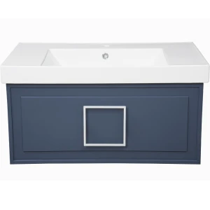 Тумба под раковину La Fenice Cubo Blu Grigio 80 синяя