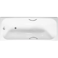 Чугунная ванна Tempra Simple 160x75 круглые ручки