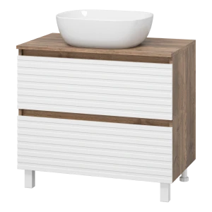 Тумба под раковину Brevita Dakota 80 (белая)