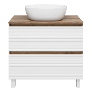 Тумба под раковину Brevita Dakota 80 (белая)