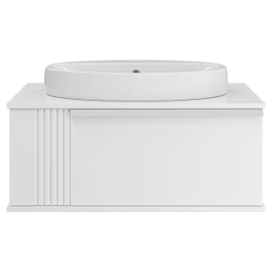 Тумба под раковину Brevita Savoy 80 подвесная (белая)