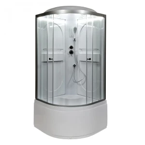 Душевая кабина AvaCan L 610 100х100 с LED подсветкой