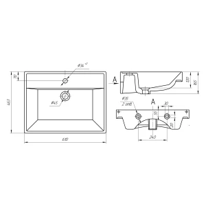 Раковина Универсал Енисей 60