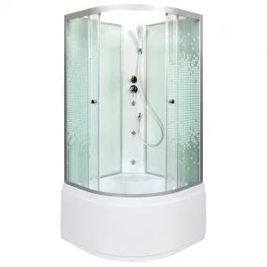 Душевая кабина DTO L 990 N 90х90 без крыши с гидромассажем