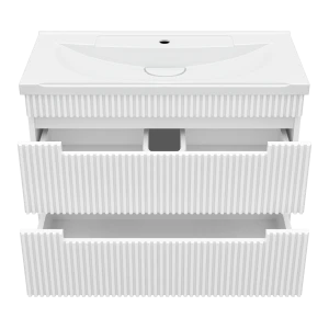 Тумба под раковину Brevita Ariana 80 подвесная (белая)