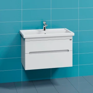 Тумба под раковину СанТа Лондон 80 с 2 ящиками, подвесная