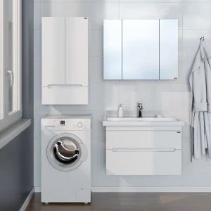 Тумба под раковину СанТа Лондон 80 с 2 ящиками, подвесная