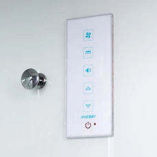 Душевая кабина DTO D 08-S 80х80 с крышей и LED подсветкой